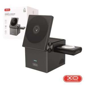 Carregador Por Indu??o QI 20W C/ Suporte 3em1 XO
