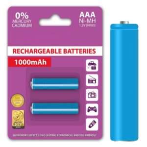 BATERIA NI-MH AAA 1.2V 1000MA 2X BLISTER