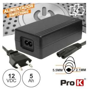 ALIMENTADOR SWITCHING 12V 5A PROK