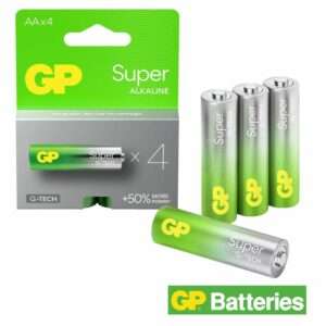 Pilha Super Alcalina LR6/AA 1.5V 4x Blister GP