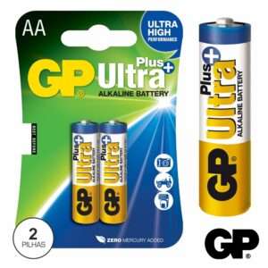 PILHA ULTRA ALCALINA PLUS LR6/AA 1.5V 2X BLISTER GP
