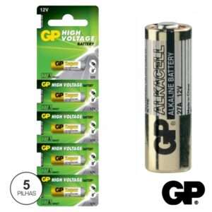 PILHA ALCALINA A27/LR27A 12V 5X BLISTER GP