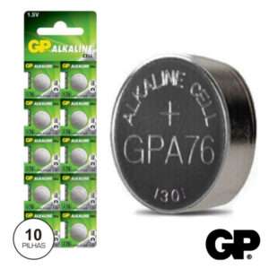 PILHA BOT?O ALCALINA LR44/AG13/V13GA/A76 1.5V 10X BLISTER GP