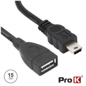 CABO USB-A 2.0 F?MEA / MINI USB-B MACHO OTG 15CM