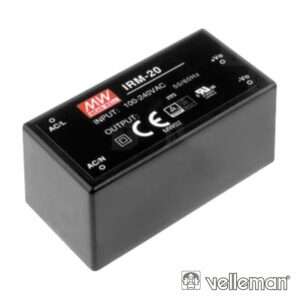 FONTE DE ALIMENTA??O MEANWELL SA?DA SIMPLES C?PSULA 20W 12V