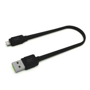 Cabo USB-A Macho / Lightning Macho QC 3.0 25cm GREEN CELL
