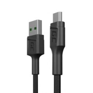 Cabo USB-A Macho / MicroUSB Macho QC 3.0 30cm GREEN CELL