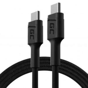 Cabo USB-C Macho / USB-C Macho QC 3.0 120cm GREEN CELL