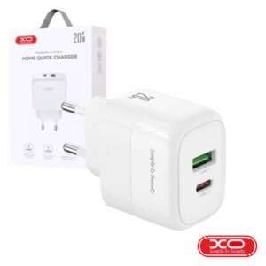 Alimentador USB-A 18W 2.4A / USB-C PD 20W GaN XO