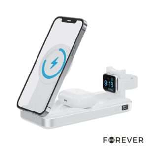 Powerbank 10000mAh QI2 20W C/ Suporte 3em1 FOREVER