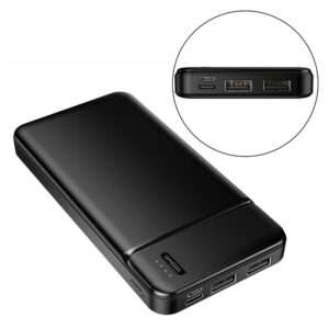 Powerbank 10000mAh C/ Ficha Micro USB / USB-C E 2USB-A