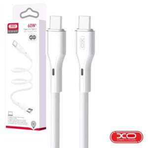 Cabo USB-C Macho / USB-C Macho PD 60W 1m Branco XO