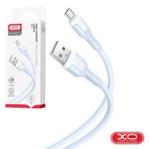 Cabo USB-A 2.0 Macho / Micro-USB 2.1A Azul 1m XO