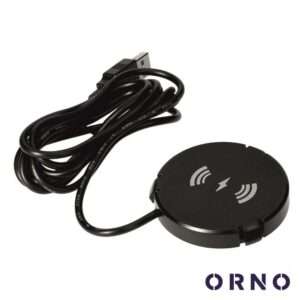 Carregador Por Indu??o QI de Embutir ?60mm C/ Cabo USB ORNO