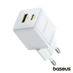 Alimentador Comutado USB-A/USB-C PD 3.0 30W BASEUS