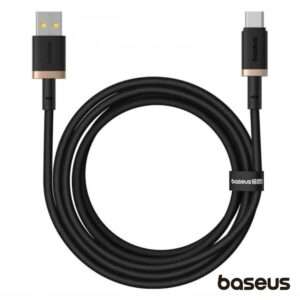 Cabo USB-A/USB-C Macho/Macho 2m PD/QC 3.0 60W Dura BASEUS