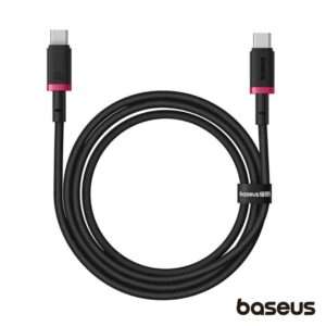 Cabo USB-C/USB-C Macho/Macho 1m 100W Dura BASEUS