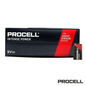 Pilha Alcalina 9V/6LR61 MX1604 10X Industrial PROCELL