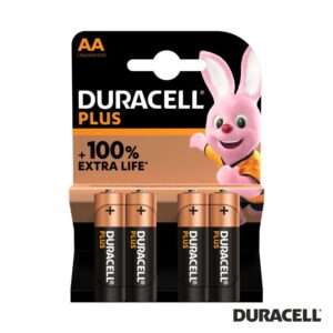 Pilha Alcalina LR6/AA 1.5V 4x BlisterPlus 100% Power DURACEL