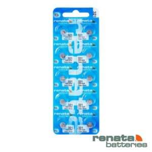 Pilha Alcalina Bot?o 321/SR616SW 1.5V Ag2O 10x RENATA