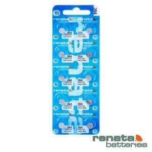 Pilha Alcalina Bot?o 364/SR621SW 1.5V Ag2O 10x RENATA