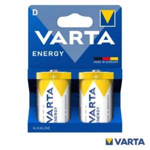 Pilha Alcalina LR20/D 1.5v 2x Blister VARTA