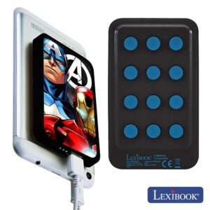 POWERBANK 4000MA C/ CABO USB E VENTOSAS AVENGERS LEXIBOOK