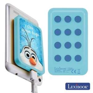 POWERBANK 4000MA C/ CABO USB E VENTOSAS FROZEN LEXIBOOK