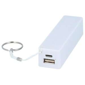 Powerbank 2600ma C/ Ficha Micro USB Branco