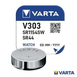 Pilha ?xido Prata Bot?o V303/SR1154SW/SR44 1.55V VARTA