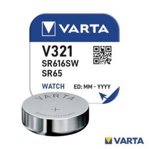 Pilha ?xido Prata Bot?o V321/SR616SW/SR65 1.55V VARTA