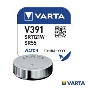 Pilha ?xido Prata Bot?o V391/SR1121W/SR55 1.55V VARTA