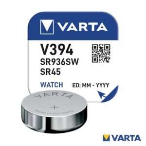 Pilha ?xido Prata Bot?o V394/SR936W/SR45 1.55V VARTA
