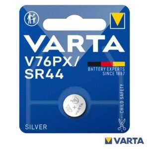 Pilha ?xido Prata Bot?o V76PX/SR44 1.55V VARTA