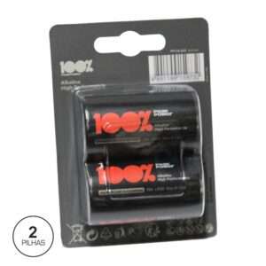 PILHA ALCALINA LR20/D 1.5V 2X BLISTER