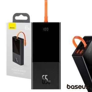 Powerbank 20000mAh USB-A/USB-C 65W Preto BASEUS