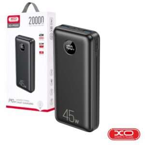 Powerbank 20000mAh 2 USB-A / USB-C PD 45W Preto XO