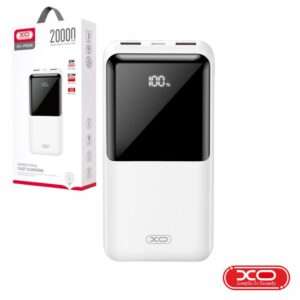 Powerbank 20000mAh 2 USB-A / 1 USB-C PD Branco XO