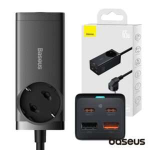 Esta??o de Carregamento GaN3 Schuko 2x USB-A 2x USB-C 65W