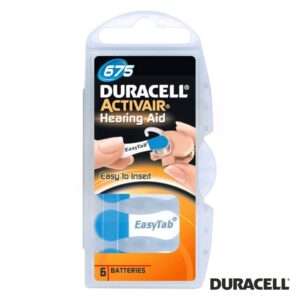 Pilha Bot?o DA675 Hearing Aid 6x Blister DURACELL