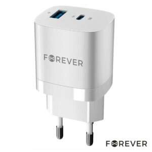 Alimentador Comutado USB-C PD / USB-A 33W GaN FOREVER