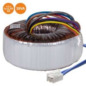 TRANSFORMADOR TOROIDAL 39VA 1x12V / 1x3A