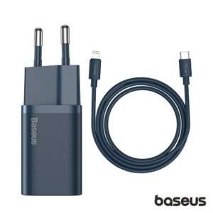 Alimentador Comutado 20W PD Super SI + Cabo Lightning BASEUS