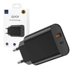 Alimentador Comutado USB-A/USB-C PD+QC3.0 20W WIWU