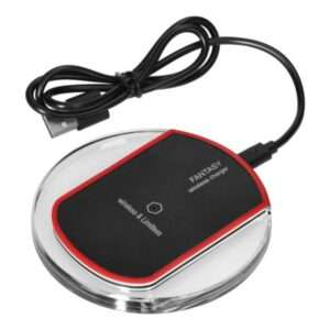 Carregador Por Indu??o Preto QI 5W VIRONE