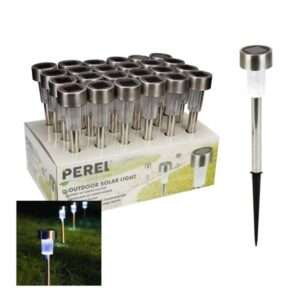 Candeeiro LED Solar P/ Iluminação de Jardim