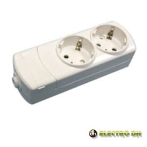 TOMADA EL?TRICA C/ 2 SA?DAS SCHUKO EDH