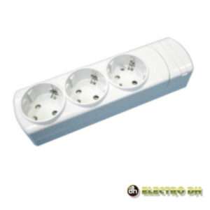 TOMADA EL?TRICA C/ 3 SA?DAS SCHUKO EDH