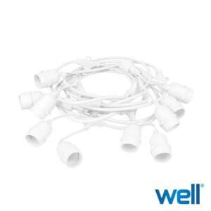 Corrente de Ilumina??o 11.5m P/ 10 L?mpadas E27 IP65 WELL