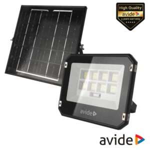 Foco LED Solar 100W CCT 1400lm IP65 C/ Comando AVIDE